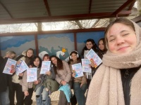 Активисты Движения Первых Юсьвинского муниципального округа разукрасили автобусные остановки