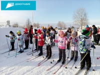 Порядка 500 жителей Юсьвинского муниципального округа приняли участие в самом популярном лыжном забеге "Лыжня России - 2024"