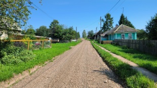 В с. Юсьва отремонтирована дорога по ул. Савинская