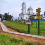 В Пожве появились новые тротуары