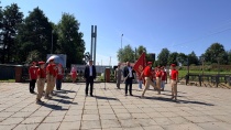 Копия знамени 62-й гвардейской Молотовской танковой бригады передана в Юсьвинский округ