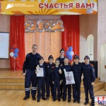 В Майкорской школе прошел праздничный слет – конкурс «Юный инспектор движения – на службе безопасности»