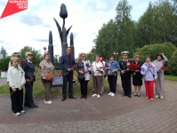 Ветераны и школьники Прикамья почтили память воинов 21-ой Пермской Краснознаменной стрелковой дивизии в городе Лодейное Поле