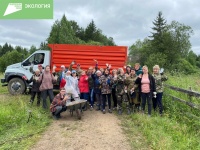 Волонтеры Юсьвинского муниципального округа убирают несанкционированные свалки