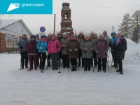 В п. Майкор Юсьвинского муниципального округа для пожилых жителей организован маршрут здоровья "Белые тропы Майкора - 2024"