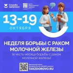 В России проходит Неделя борьбы с раком молочной железы